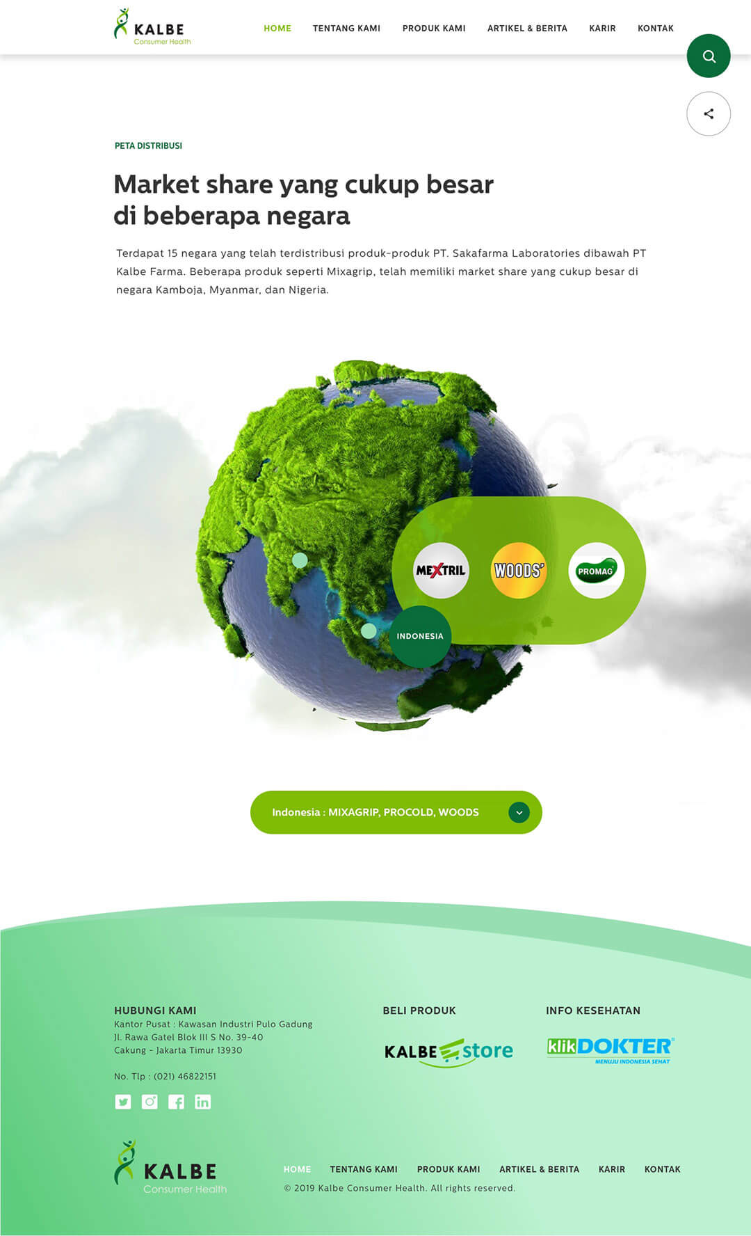 kalbe ch peta distribusi